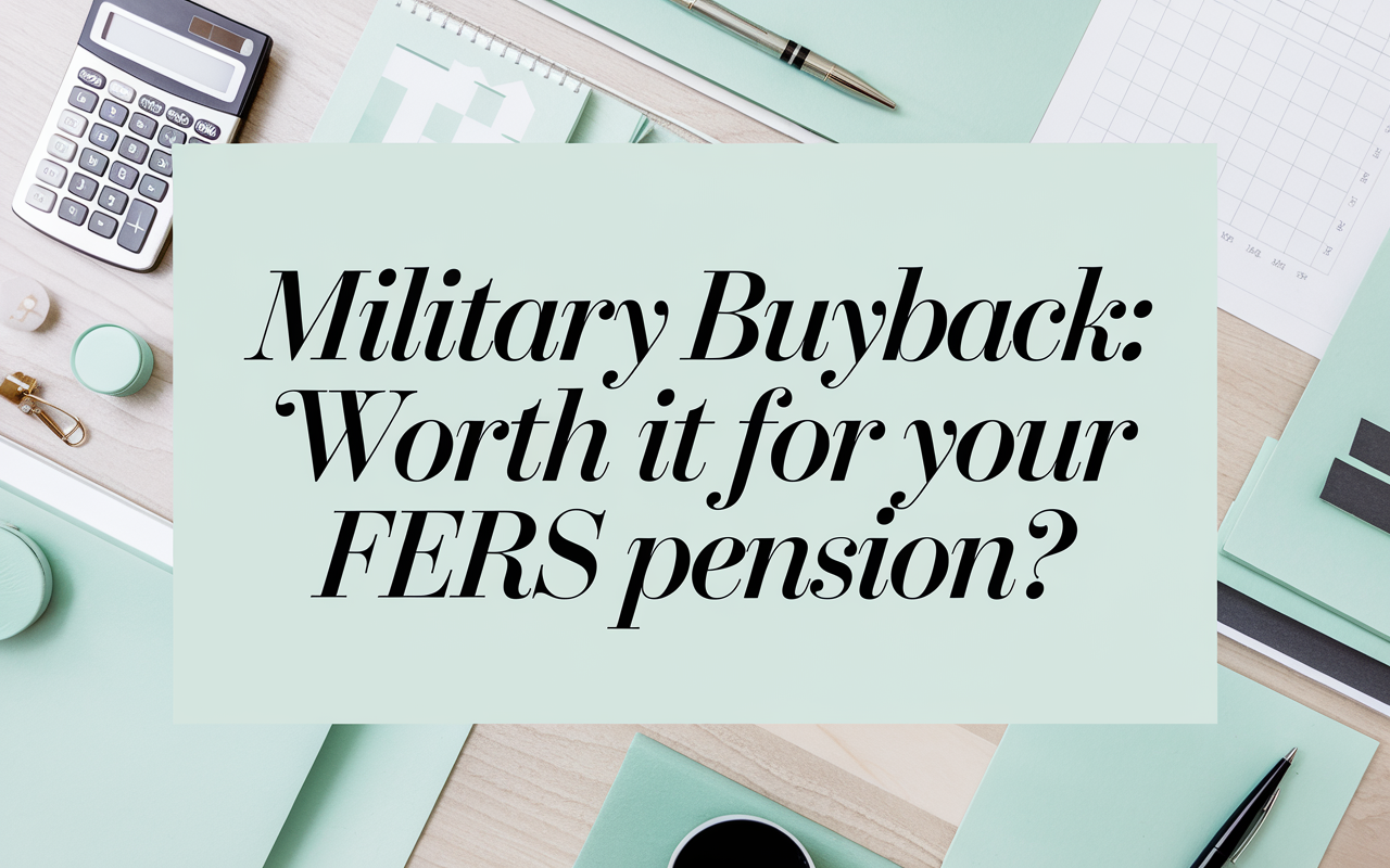 Military Buyback: Is It Worth It for Your FERS Pension in 2025?